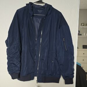 Athleta WOMENS Navy Bomber Jacket